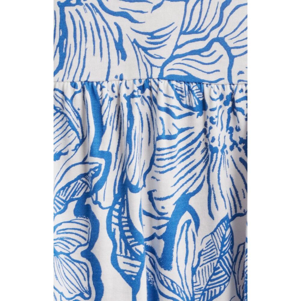 Lilly Pulitzer Hayleigh Maxi Dress S NWOT Blue White Floral Coastal Prep Resort - Picture 5 of 9